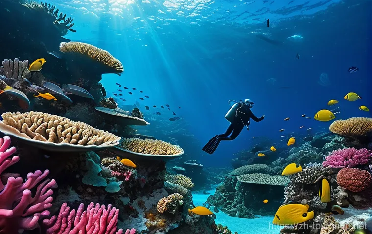 해양 관광 산업 - **Prompt:** "A vibrant, futuristic luxury cruise ship sailing on calm, azure waters under a clear bl...